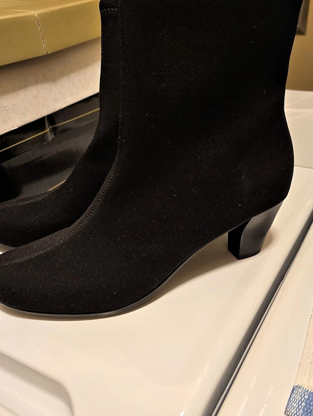 Aetrex Brand Black Heeled Boots US 11 ,NWT!